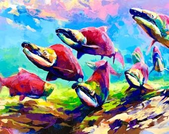 【直径15cm 油彩】もんちゃん#21 原画 シロクマ oilpainting il_340x270.6354885973_mmw9.jpg