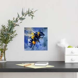 SWEET DREAMS Print, Bumble Bee Canvas, Bee Artwork, Bee Print, Bee Poster, Bee Decoration, Bumble Bee Art Print image 2