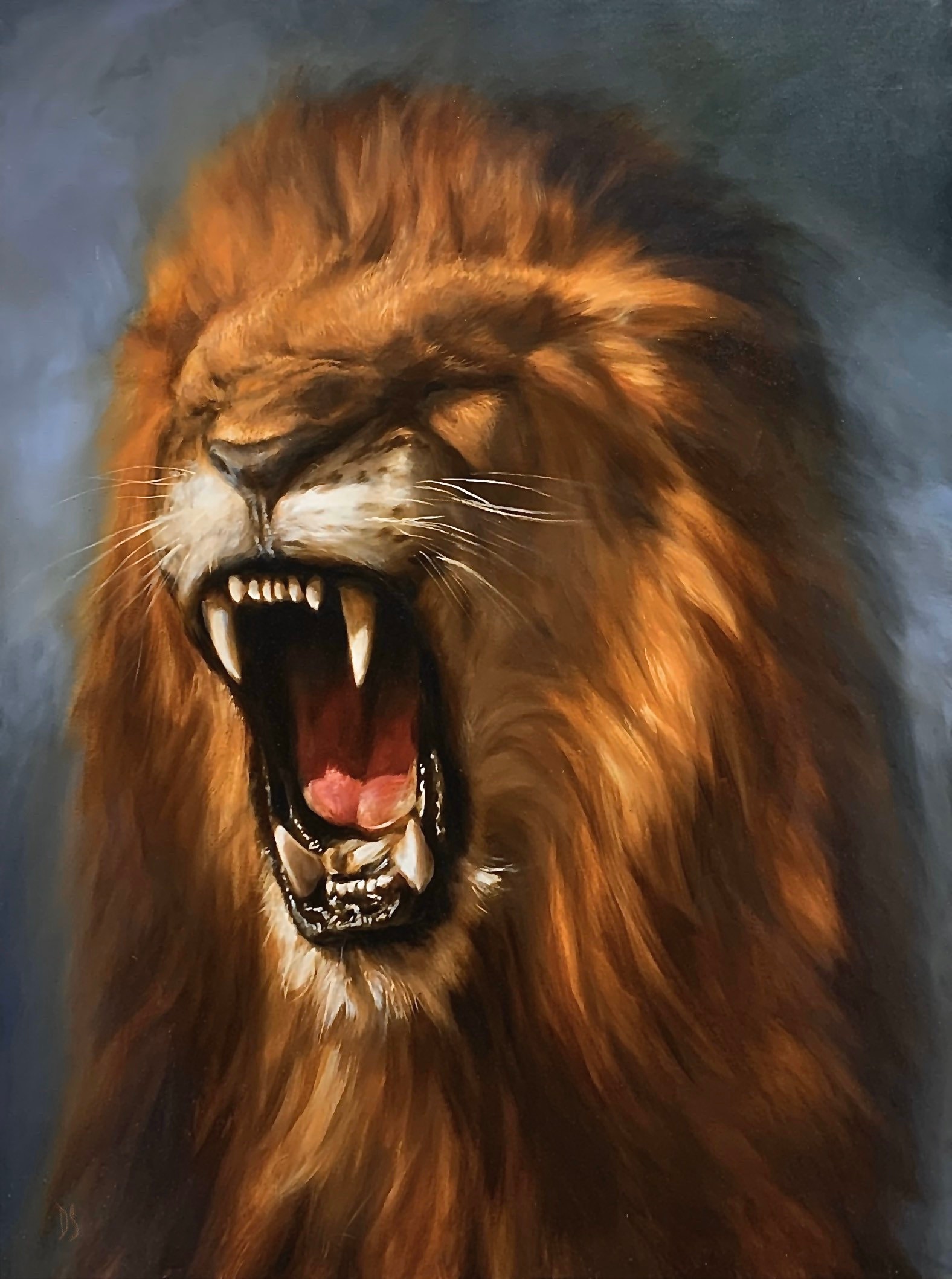 Indian Lion Roar Art