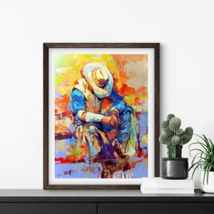 TILL WE MEET again Print, Cowboy Print, Stampede Print, Bull Riding Wall Art, cowboy Poster, Cowboy Art, Rodeo Gifts