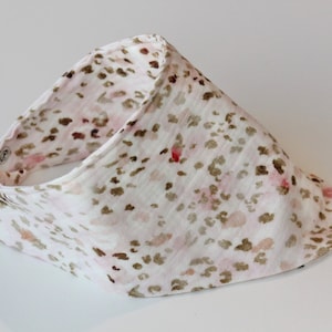 Musselin Tuch Muslin Baby Bib BLUSH LEO
