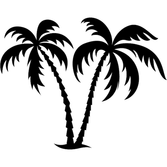 Palm Trees Vinyl Decal Sticker - Etsy