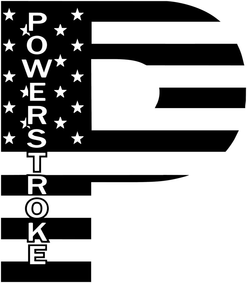 Powerstroke Decal SVG