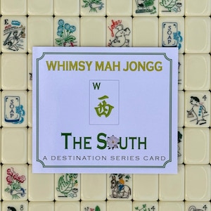 Cartas de Mahjong de la serie Destino: Manos Temáticas del Sur (Whimsy Mah Jongg)