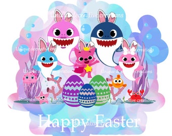 680  Baby Shark Easter Coloring Pages  Best HD