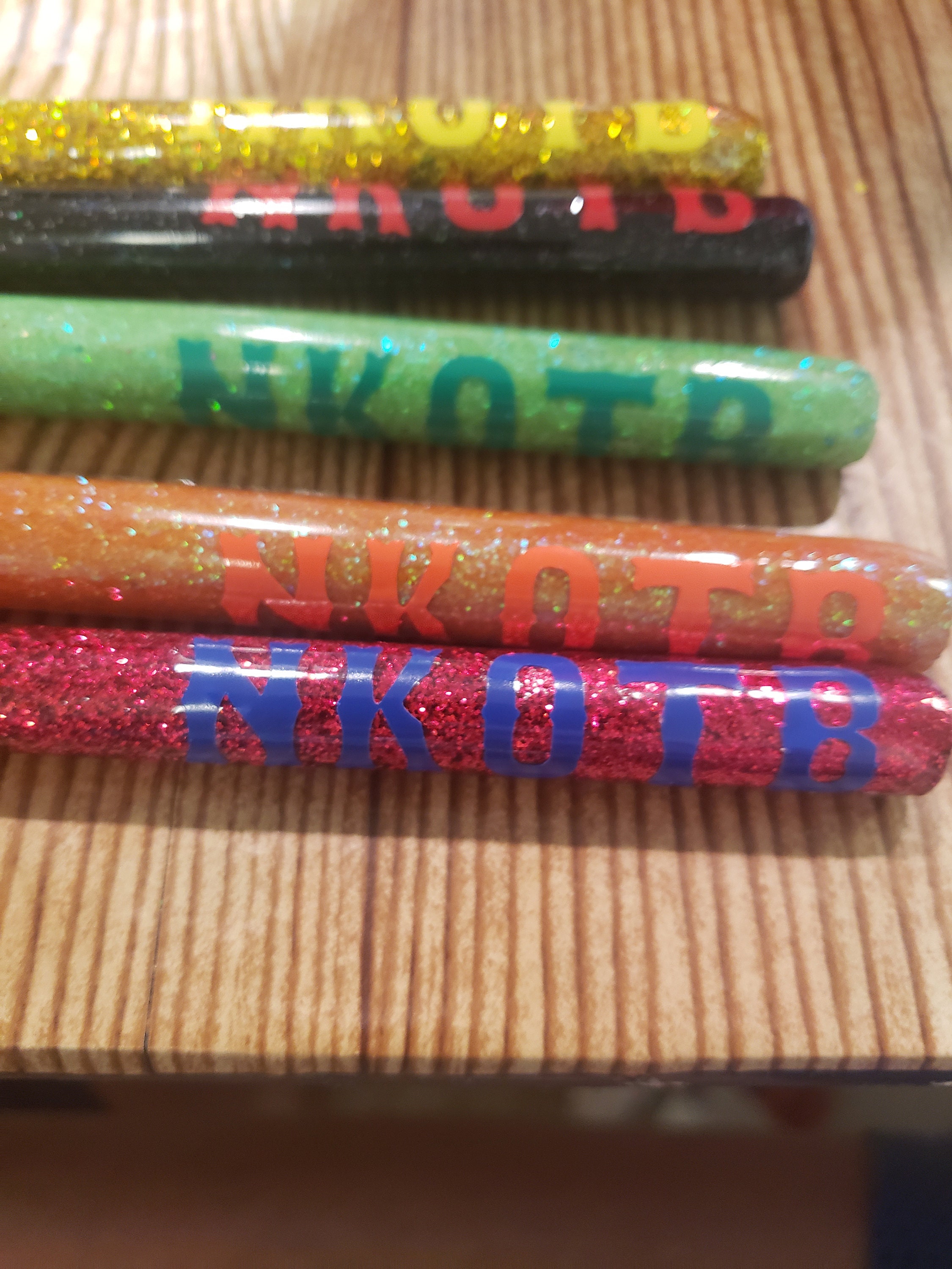 Glitter Pens New Kids on the Block NKOTB 