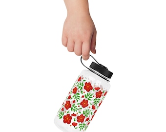 Wide mouth plastic bottle