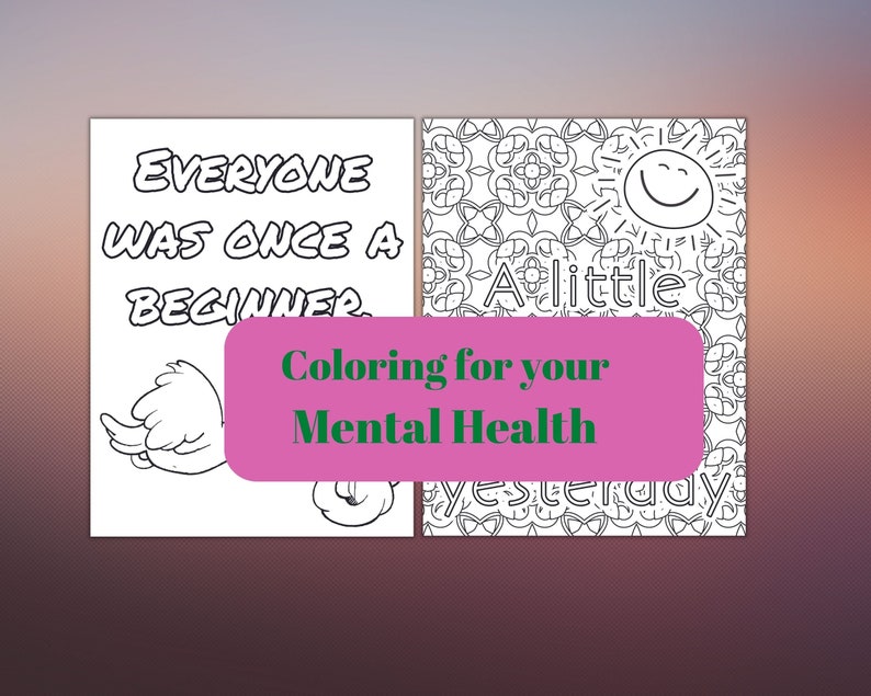 Mental Health Calming Coloring - Il 794xN.4249662612 Jrq0