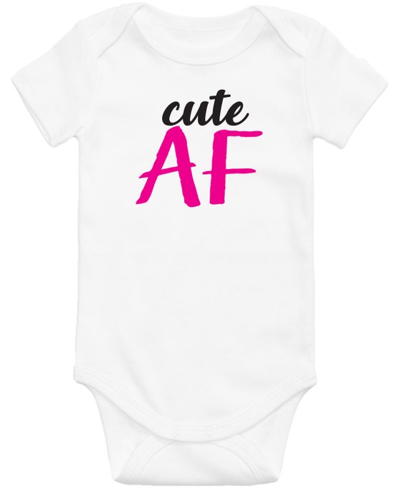 Ishkish Cute AF Infant Bodysuit New Bodysuit Latest Infant Bodysuit Funny Bodysuit