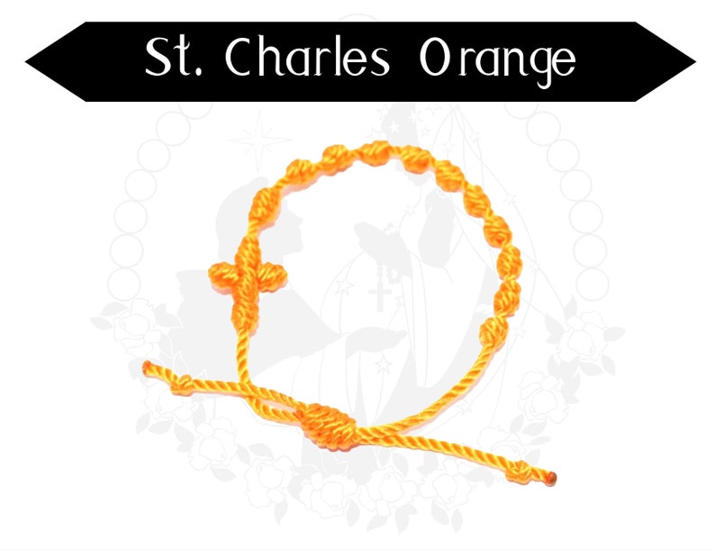 Rosary Bracelets 24 Twine Rosary Solid Color Large Etsy