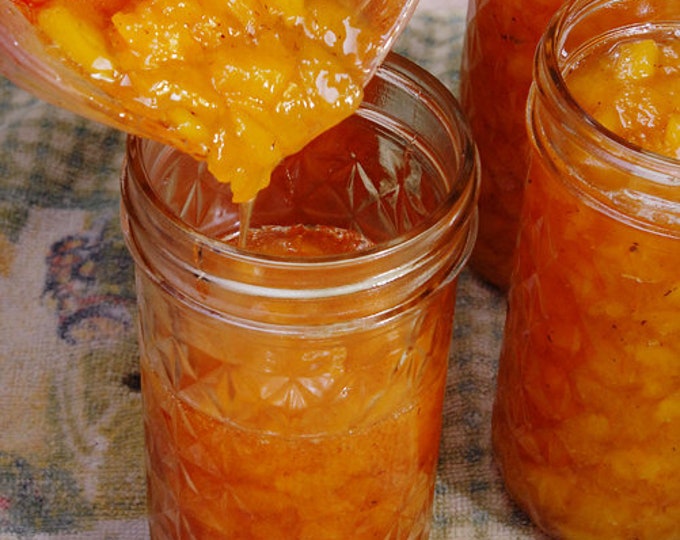 Peach Amaretto Jam Etsy