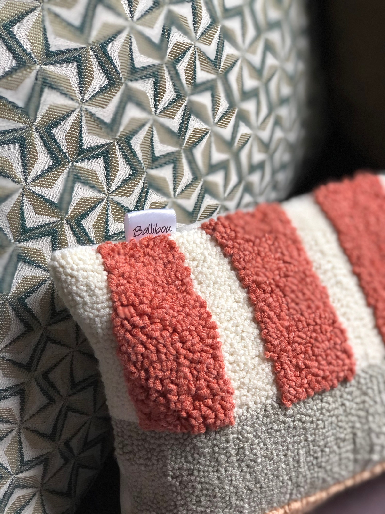 Punch Needle Pillow Cover Etsy