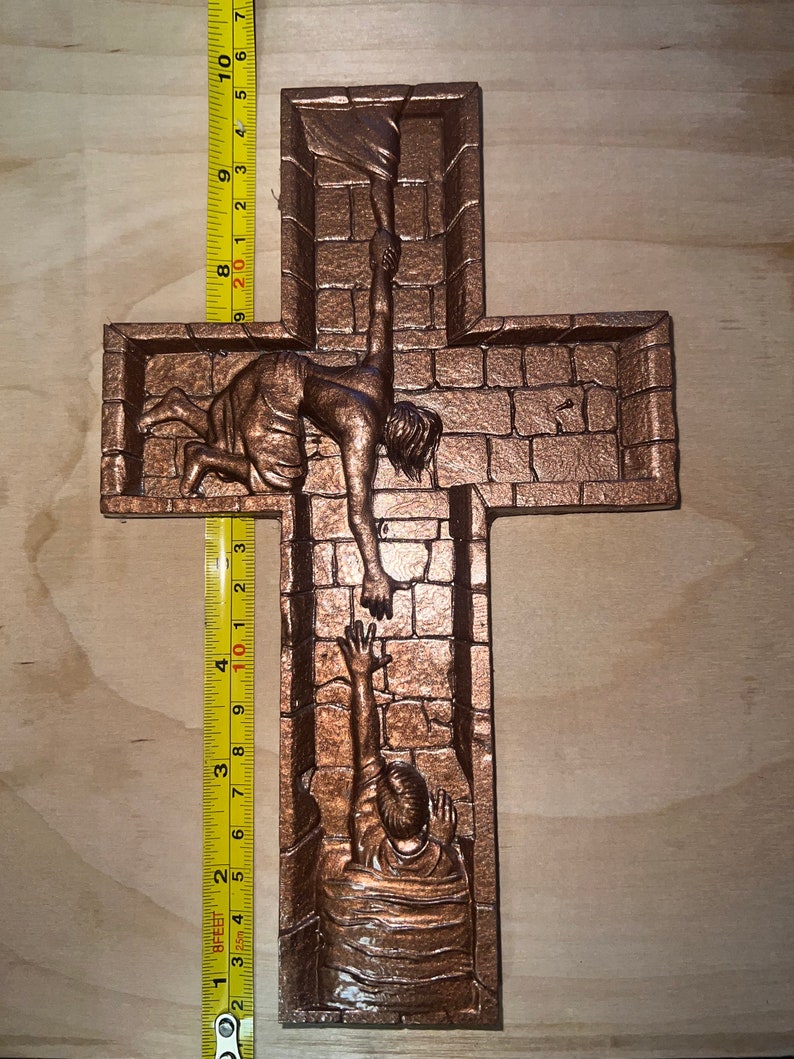 Help Hand Cross Helping Hands Cross - Etsy