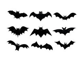 Halloween Bats SVG PNG Digital Download