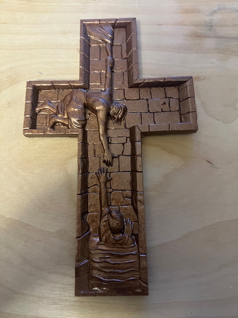 Help Hand Cross Helping Hands Cross - Etsy