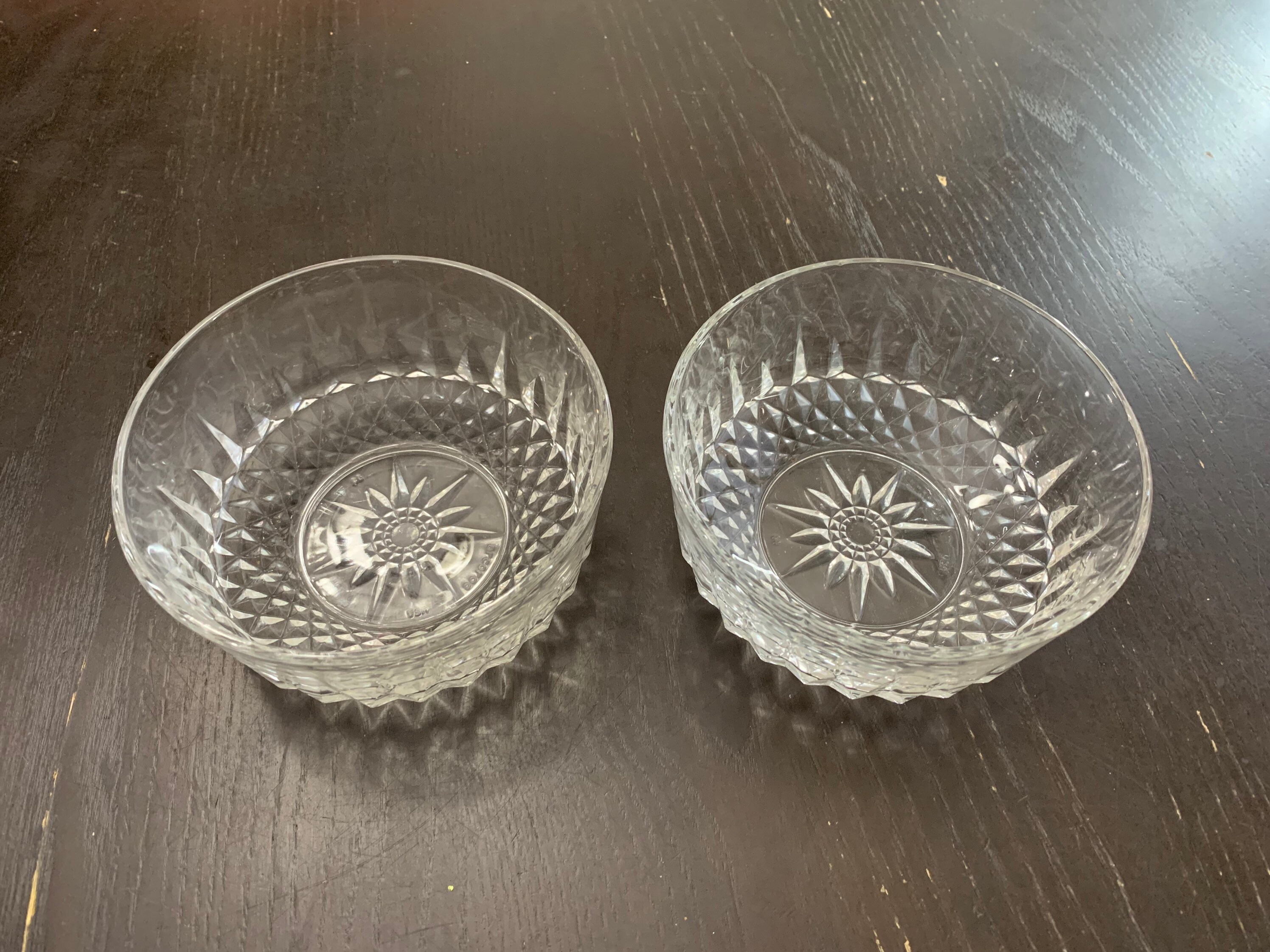 Cut Glass Dishes 2 Etsy