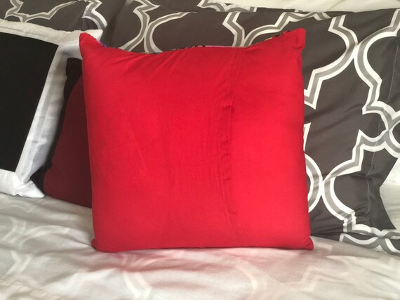 Pocket Pillow Reading pillow Book DIY Cushions Redskins pillows cotton