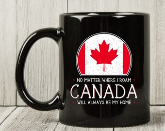 Canada zal altijd mijn thuis mok, Canada Souvenir Coffee Cup voor Canadese mannen vrouwen, Toronto Canada Maple Tree Gift Idee voor jongens en meisjes