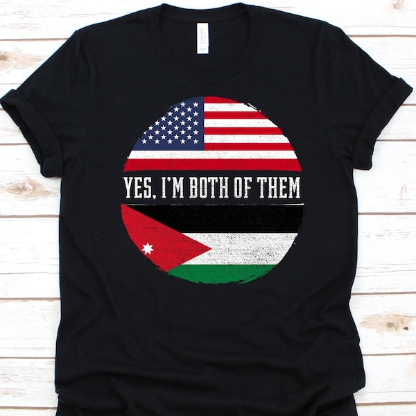 Jordanian Flag Shirt Etsy
