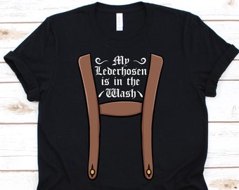 Lederhosen Shirt, Funny Beer Festival Gift, Bavarian Shirt, German Party, Germany T-Shirt, Lederhosen, Beer Lover, Beer Drinking Event