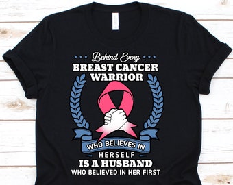 Husband Of A Warrior Breast Cancer Shirt, Husband Shirt, Breast Cancer, Cancer Awareness, Breast Cancer Shirt, Pink Ribbon