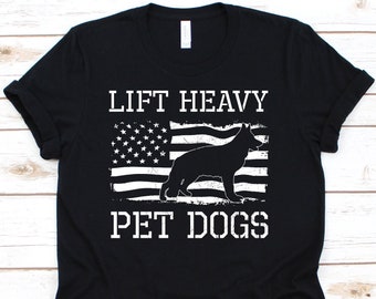Hebe Schwere Hunde, Fitness Shirt, Cardio, Kreuzheben Shirt, Gym Shirt, Cardio Shirt, Workout Liebhaber, Gewichtheben Shirt