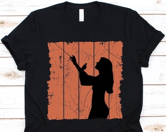 Women Conduction Conductor Shirt, Gift For Conductors, Music Director, Chief Conductor, Maestro Shirt, Orchestral Conductor, Baton Design