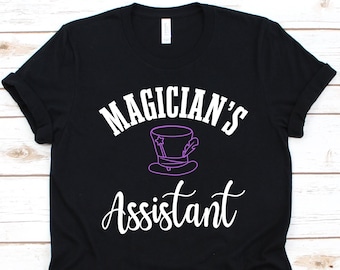 Magician Assistant Shirt, Magician Design For Men And Women, Magic Lover Gift, Illusionist, Magic Tricks, Wizard, Magician Assistant Graphic