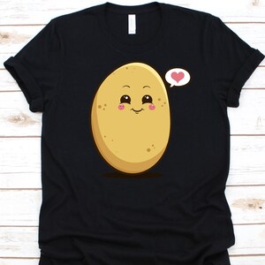 Potato Shirt, Potato Lover T-Shirt For Vegetable Eater Men Women, Couch Potato For Vegans, Root Veggie Tee, Spud Gifts