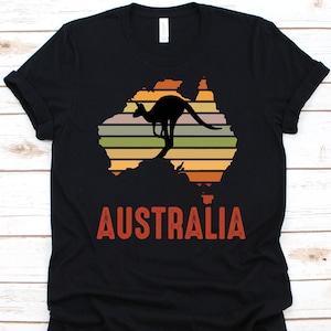 Retro Australian Kangaroo Shirt, Kangaroo, Australia, Kangaroo Shirt, Australian Gift, Australia Shirt, Kangaroo Lovers Gift, Aussie Shirt
