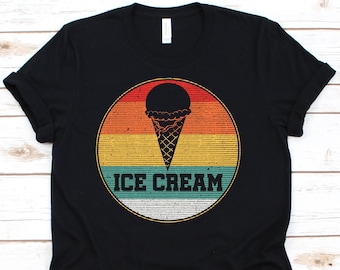 Retro ijs shirt, ijs shirt, ijs feest, ijs verjaardag, ijs, ijs T-shirt, ijs top