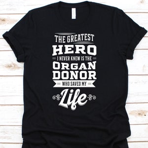 臓器提供者 T シャツ、臓器提供、臓器移植、臓器提供者シャツ、臓器提供者ギフト、移植サバイバー、臓器提供者 T シャツ