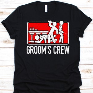 Groom&#39;s Crew Shirt, Gift For Grooms, Bachelor Party Design, Grooms Gift, Wedding Ceremony, Groom-To-Be, Bridegroom Shirt, Husband-To-Be