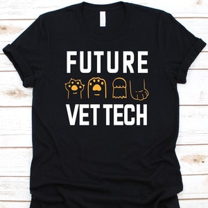Future Vet Tech Shirt, Gift For Vet Technicians, Animal Science, Veterinarian Shirt, Veterinary, Veterinary Technician, Animal Paws Design