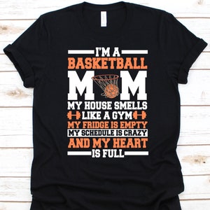 I&#39;m A Basketball Mom Shirt, Mother&#39;s Day Gift, Basketball Game Lover, Basketball Player, Basketball Mom, Basketball Design, Dumbbell Graphic