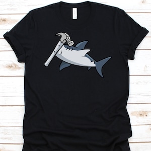 Lustiges Hammerhai Shirt, Hai-Arten, Hammer wie Hai Shirt, Hammerhai Design, Geschenk für Hai-Liebhaber, Sphyrnidae Grafik