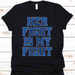 Her Fight Is My Fight Shirt, Awareness Gift For Myositis Warrior Fighter Survivor, Myositis Ossificans Shirt, Juvenile Dermatomyositis Shirt