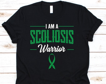 Ich bin ein Skoliose Krieger Shirt, Bewusstsein Geschenk für Skoliose Krieger Kämpfer Überlebende, Rückenchirurgie medizinische Tshirt für Männer Frauen