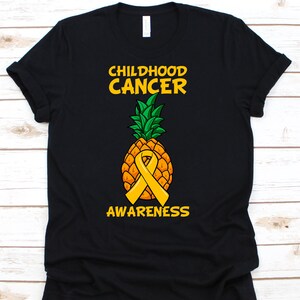 Childhood Cancer Awareness Shirt, Childhood Cancer Ribbon Awareness Support For Children, Kids Cancer Shirt, Fight Like A Kid Gift