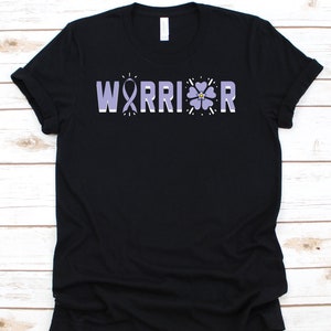 Stomach Cancer Warrior Shirt, Cancer Awareness Gift For Stomach Cancer Fighter Survivor, Stomach Cancer Periwinke Ribbon Tshirt