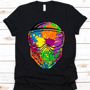 Paintball Mask Shirt, Gift For Paintball Shooter, Paintball Lovers Shirt, Fun Sport Airsoft, Paintball Shooting Design, Airsoft Graphic