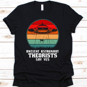 Teoretycy starożytnych astronautów mówią tak, twarz obcego, kostium obcego, koszulka obcego, science fiction, UFO, prezent pozaziemski, kochanek obcego