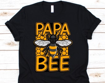 Papa Bee Shirt, Bee Lover Shirt, Beekeeper, Bee Lover Gift, Bee Gifts, Beekeeper Shirt, Father Bee, Father's Day, Papa Shirt
