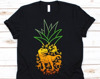 Tropical Pineapple T-Rex T-Shirt Dinosaur Dinosaurus Tropical Pineapple T-Rex T-Shirt Dinosaur Dinosaurus