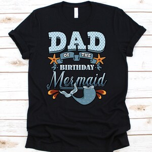 Papa des Geburtstags Meerjungfrau Shirt, Vatertag, Meerjungfrau, kleine Meerjungfrau, Meerjungfrau Tank, Meerjungfrau Geschenk, Meerjungfrau Outfit