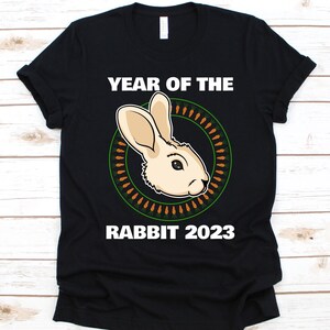 Chemise de l’année du lapin 2023, design de lapin mignon, lapin d’eau, nouvel an chinois, zodiaque chinois, nouvel an lunaire, année du lapin d’eau