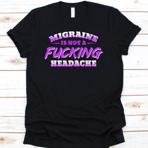 Migraine Awareness Shirt, Migraine, Migraine Awareness, Chronic Migraine, Migraine Tshirt, Migraine Warrior, Headache Shirt