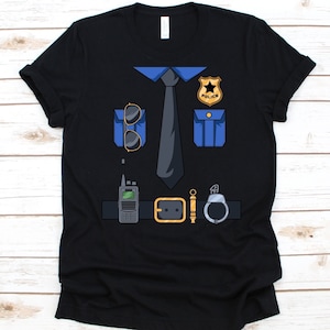 Police Officer Shirt, Kids Policeman Shirt, Police Shirt, Deputy Shirt, Law Enforcer, Cop Shirt, Funny Halloween T-Shirt, Blue Cops Shirt
