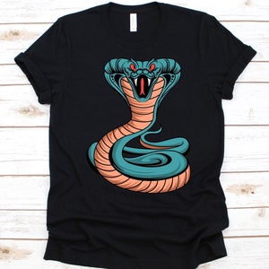 King Cobra Shirt, Cobra Tee Shirt, Venomous, Snake, Reptile Gift,  Snake Shirt, Snake Lover, Venom, Poison, Cobra Shirt, Snake Lover Gift
