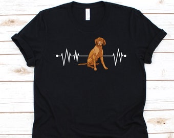 Vizsla Heartbeat Shirt, Gift For Vizsla Lovers Men And Women, Hungarian Dog Breed, Magyar Vizsla Design, Hungarian Vizsla Shirt, Dog Owners